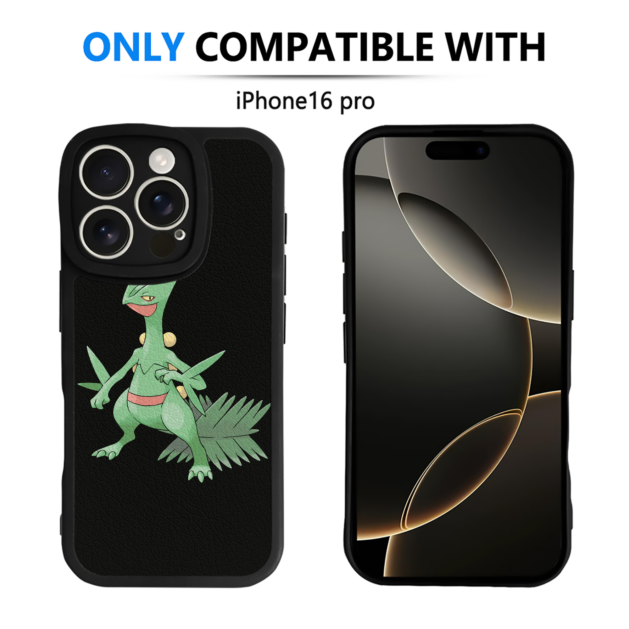 （画像用） ポケットモンスター Pokémon 【iPhone 16シリーズ対応】シリコンスマホケース（レザー調） 材質：シリコン